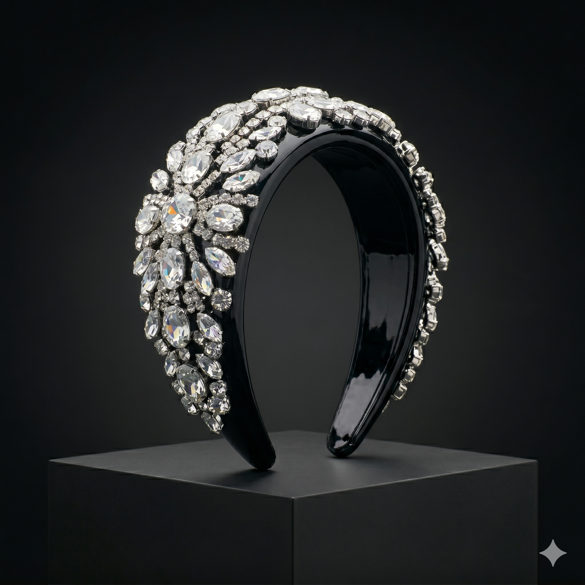 The Encore — crystal-set statement headband